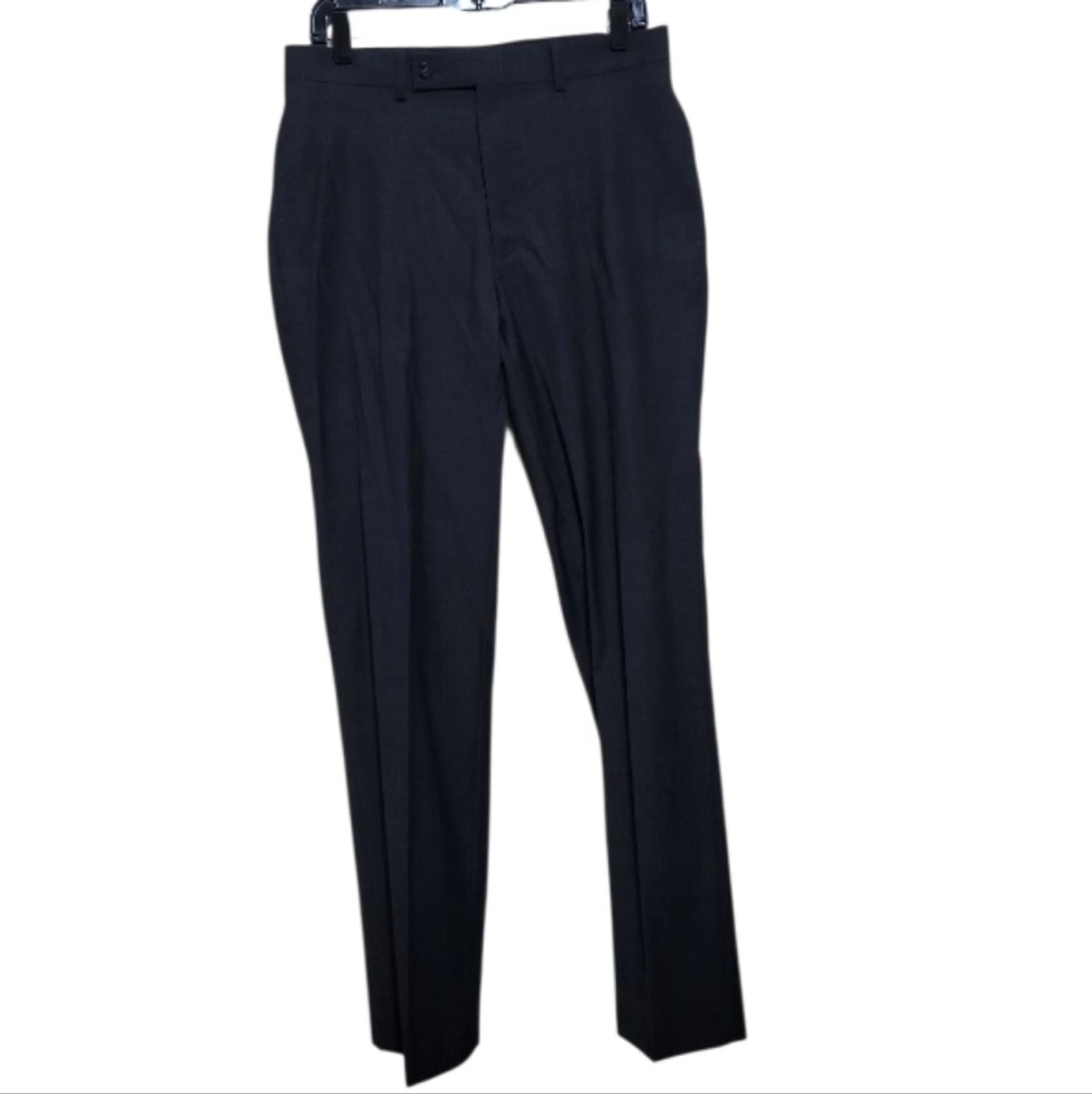 Calvin Klein Mens Charcoal Gray Trouser Dress Pants Size 32X32